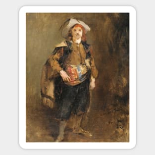 Emile Dressed As Cyrano by Jules Bastien-Lepage Sticker